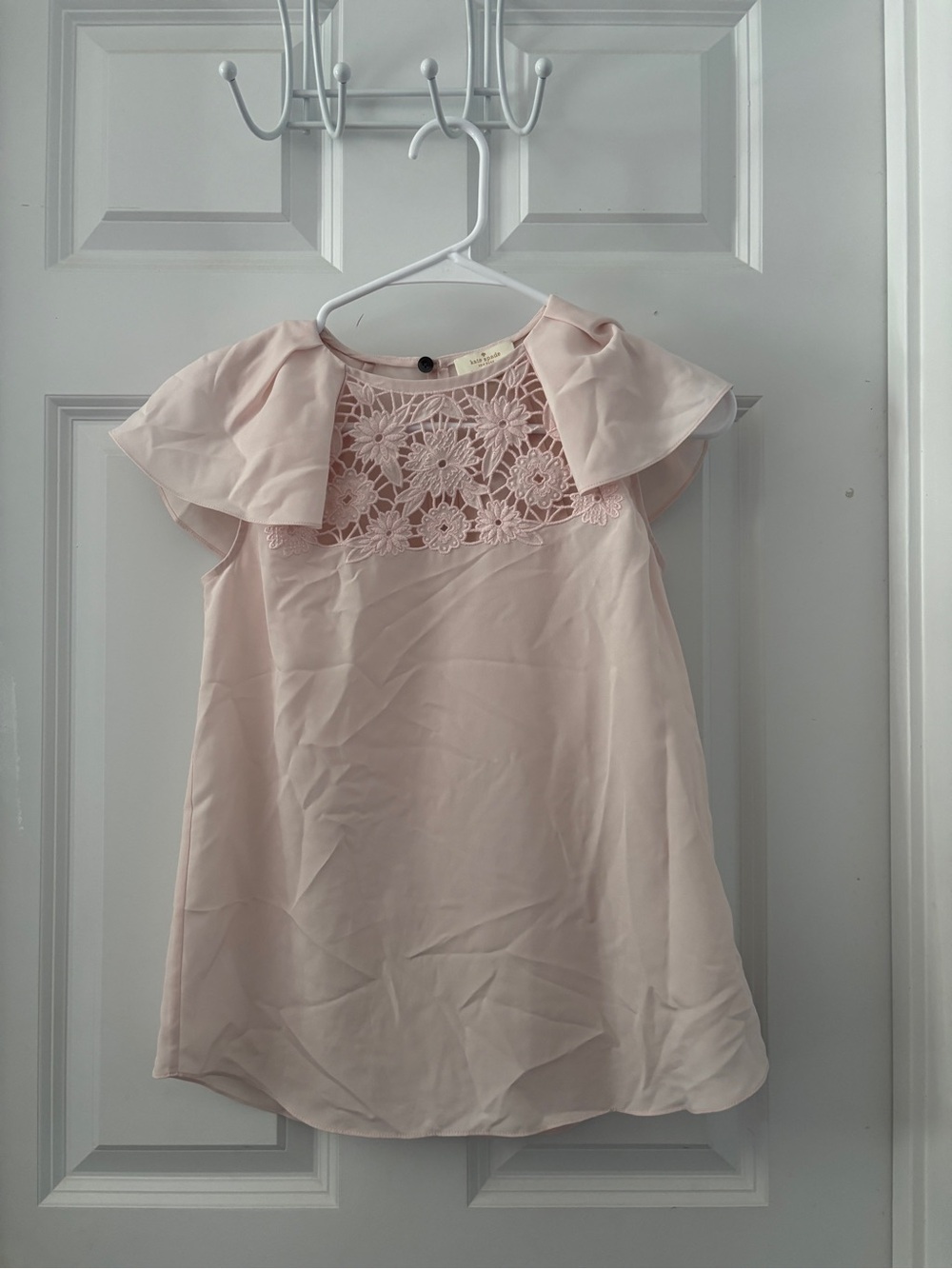 Pale Pink Kate Spade Floral Blouse